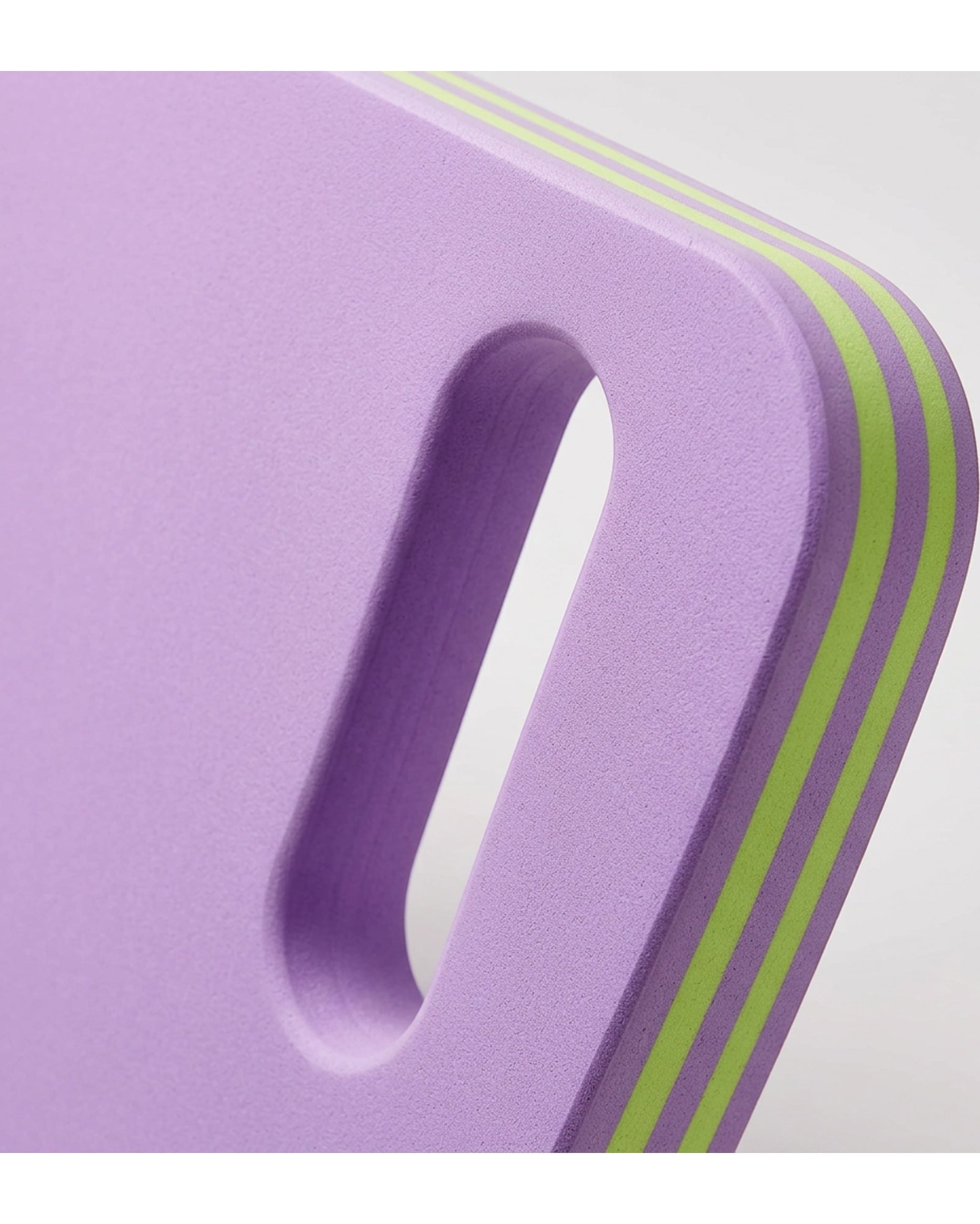 Vivod Twin-Grip EVA Swim Training Board 43 x 29 cm Lilac and Lime - Detail view