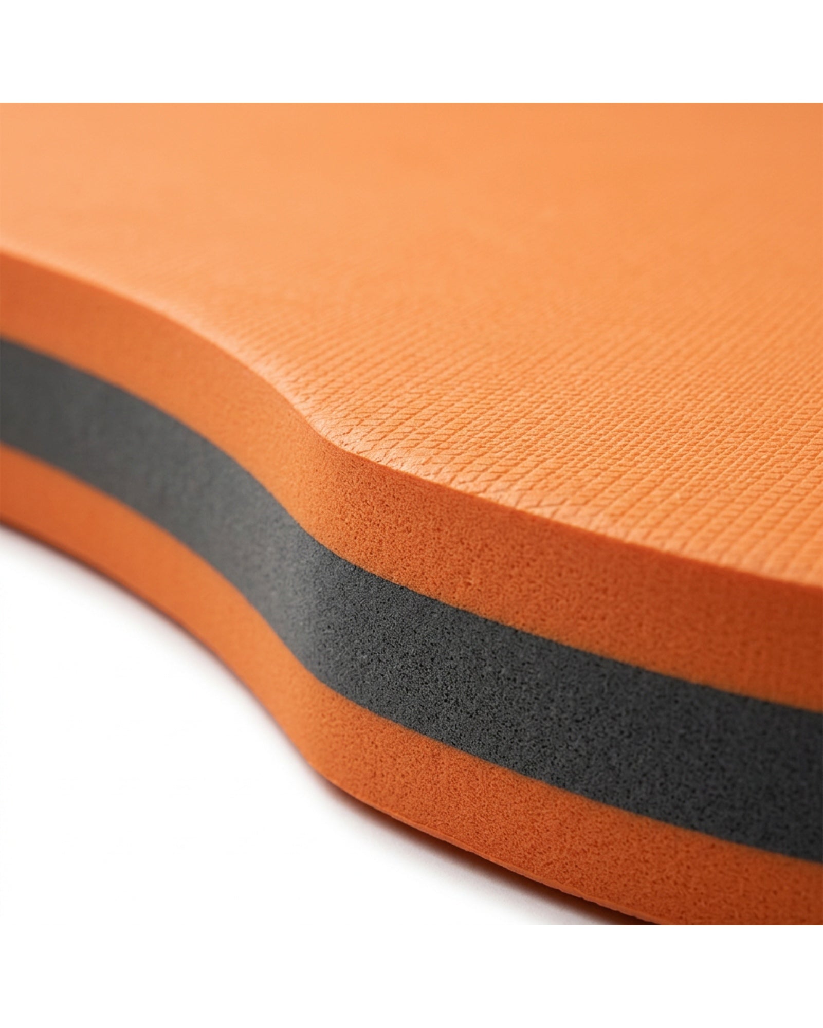 Vivod Concave-Side EVA Swimming Kickboard 46 x 30 cm Tangerine and Graphite - Detail view